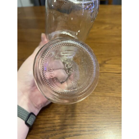 Lot Of 2 Golden Harvest Mason Jars Pint Drinking Jars Cottagecore Decor - Picture 5 of 5